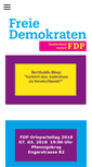 Mobile Screenshot of fdp-herford.de